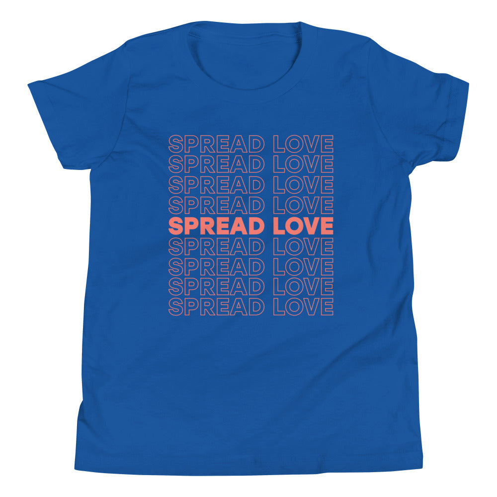 Youth Short Sleeve Spread Love T-Shirt